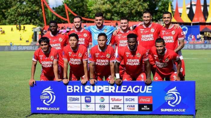 Hasil dan Klasemen Super League: Semen Padang Dipastikan Degradasi, 4 Tim Masih Terancam 