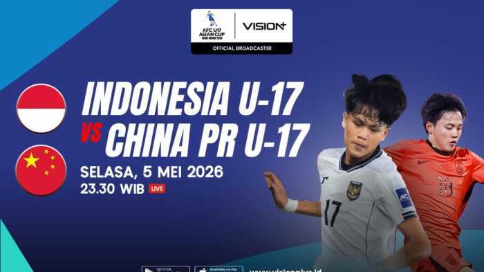 Jadwal Siaran Langsung Timnas Indonesia U17 vs China: Malam Ini, Ujian Pertama di King Abdullah Sports 